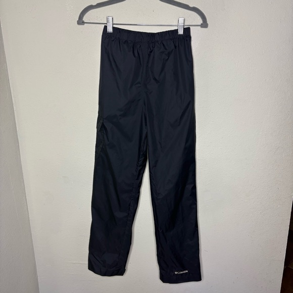 Columbia Child's Black Rain Pants Size 10/12 - Picture 1 of 7